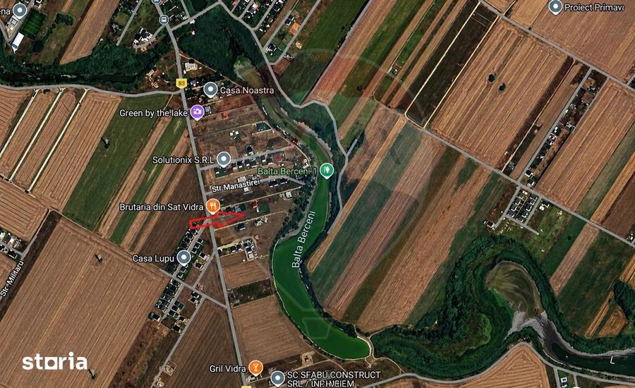 Teren de 600 mp, în Vidra