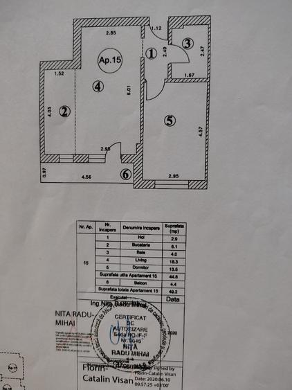 Apartament cu 2 camere semidecomandat în Bragadiru