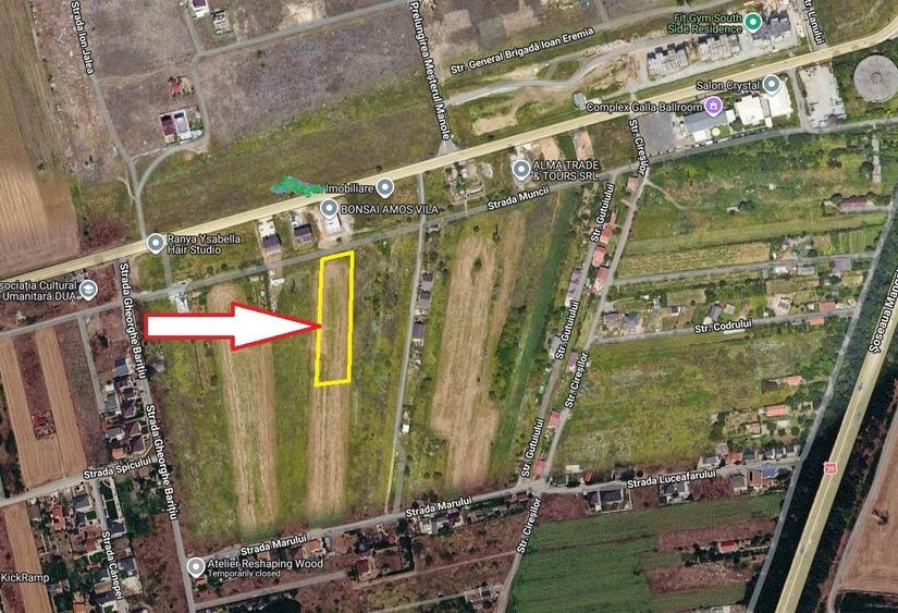Teren Construcții intravilan de 1890 mp, în Lazu