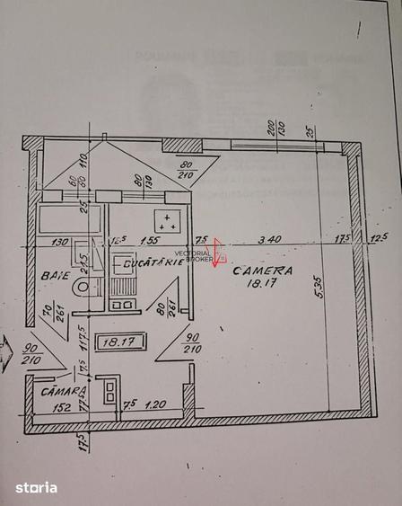 Garsoniera in bloc mixt- Metrou OBOR - 5