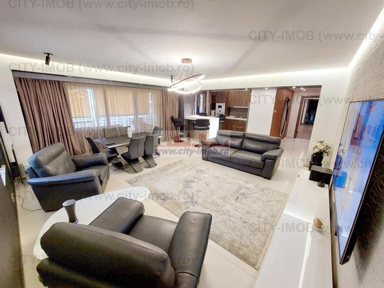 Apartament cu 4 camere decomandat, mobilat în Barbu Văcărescu