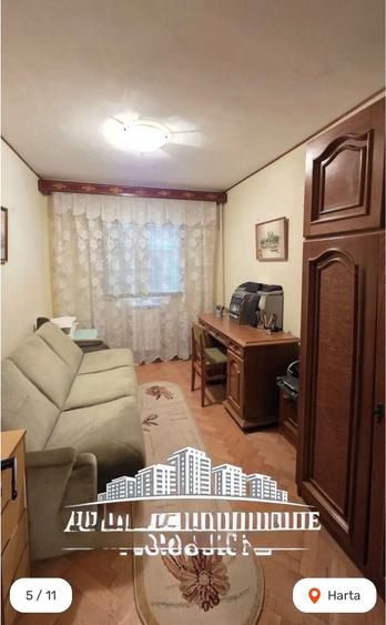 Apartament cu 3 camere decomandat în Gară