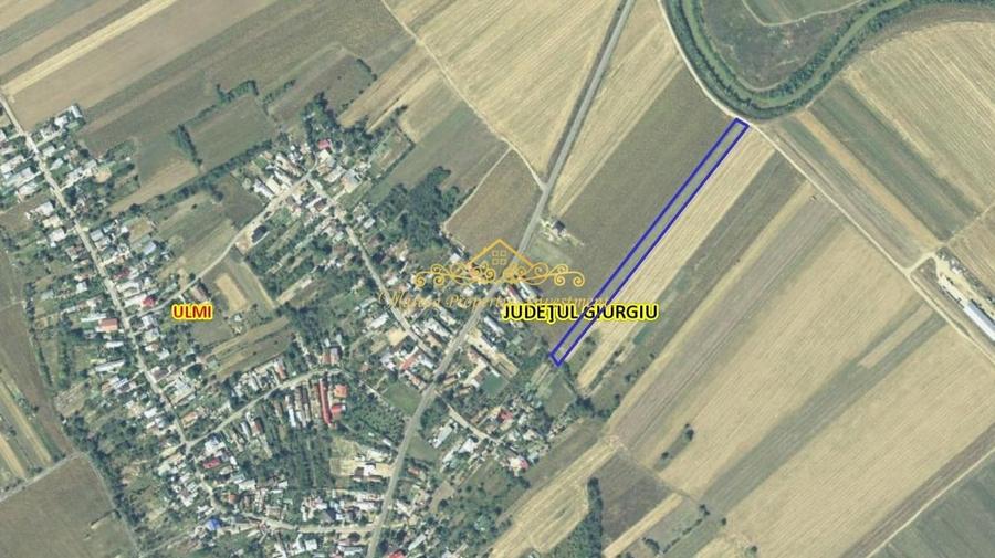 Teren Construcții intravilan de 7470 mp, în Ulmi