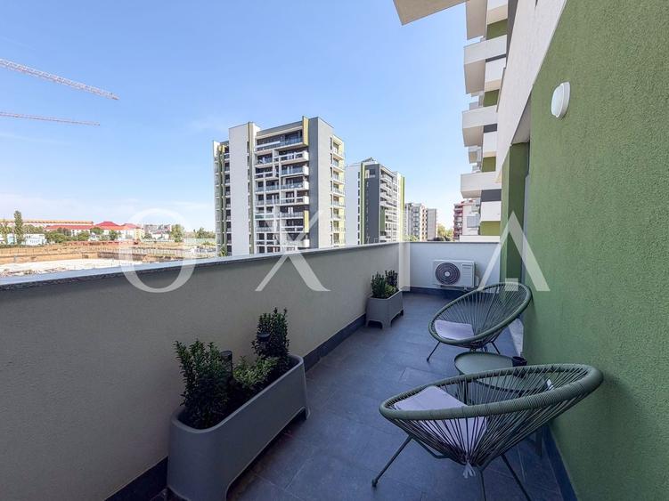 Apartament cu 2 camere decomandat, mobilat în Torontalului