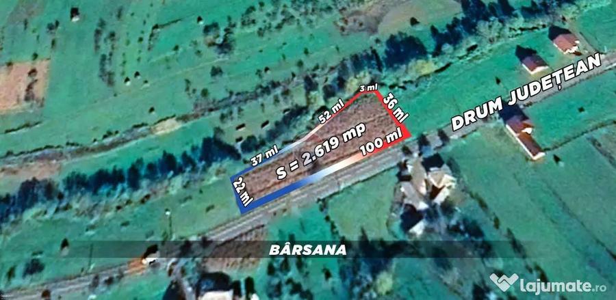 Teren în Bârsana
