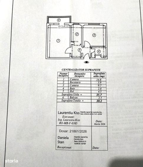 Apartament cu 2 camere decomandat în Lacul Tei