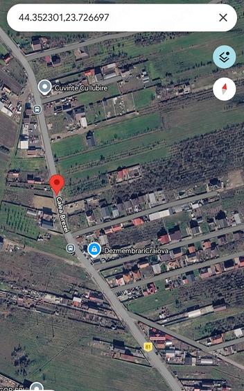 Teren de 700 mp, în Cernele