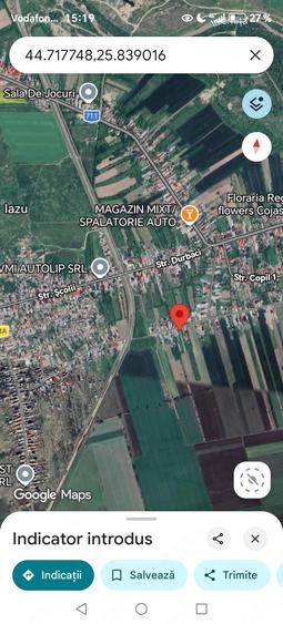 Teren de 5600 mp, în Cojasca