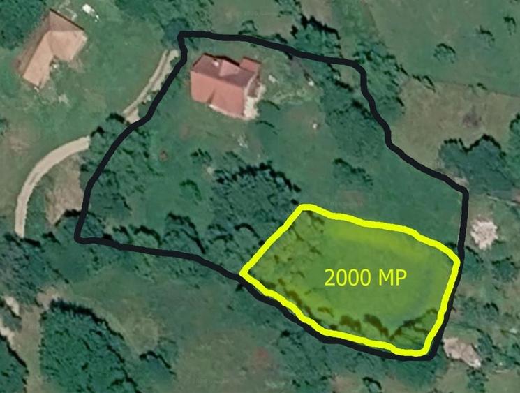 Teren de 2000 mp, în Sohodol