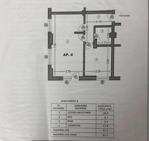 Apartament cu 2 camere decomandat în Albert