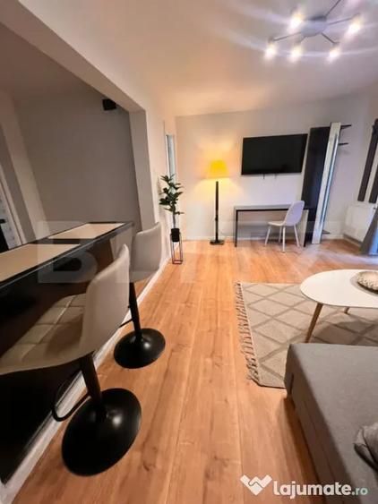 Apartament cu 2 camere semidecomandat în Central