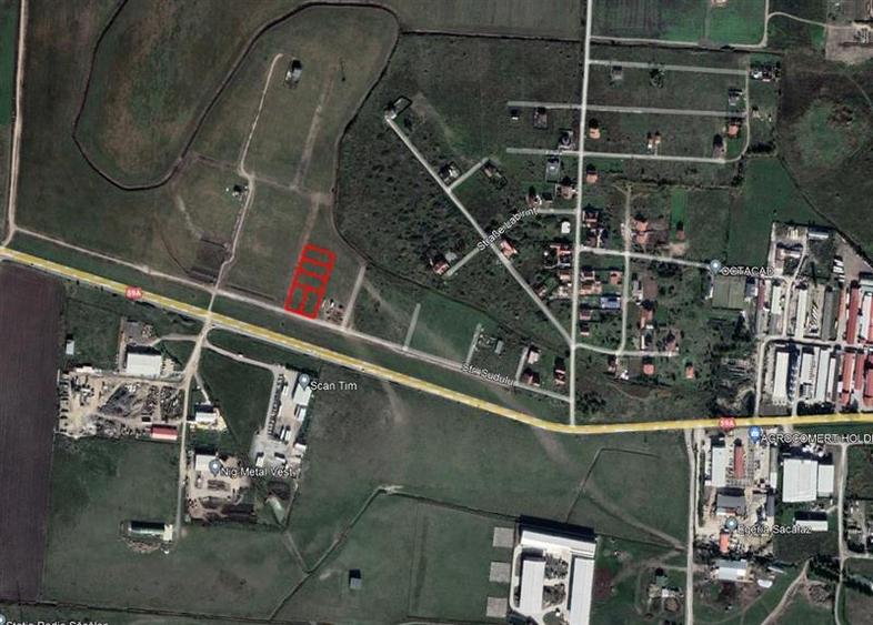 Teren Construcții intravilan de 880 mp, în Săcălaz
