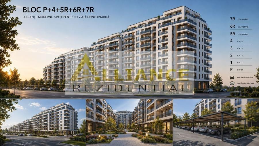 Apartament cu 2 camere decomandat în Berceni