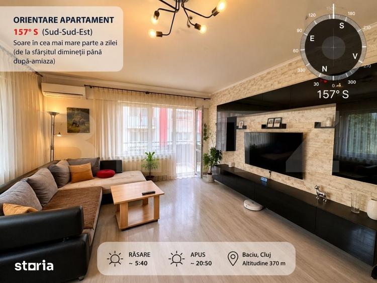 Apartament 2 camere, 55 mp, parcare, la cheie, intermediar, Baciu, PET - 4