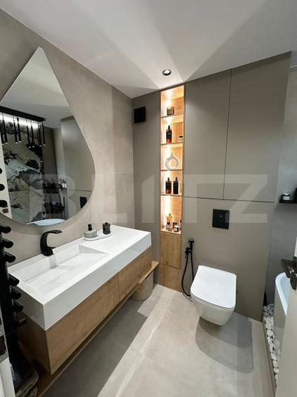 Apartament cu 2 camere semidecomandat, mobilat în Breazu