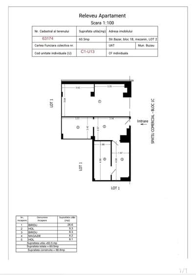 Spațiu comercial, de 222 mp, în Obor