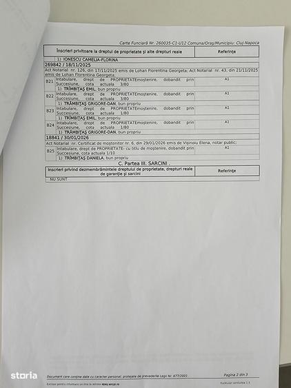 Apartament cu 4 camere decomandat în Mănăștur
