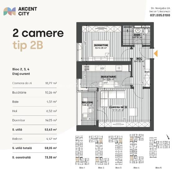 PROPRIETAR, Akcent City, 3 min metrou, 2026, parcare inclusa, smarthome