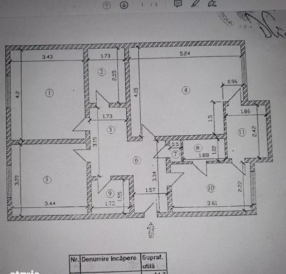 Apartament 3 camere -  decomandat - 19