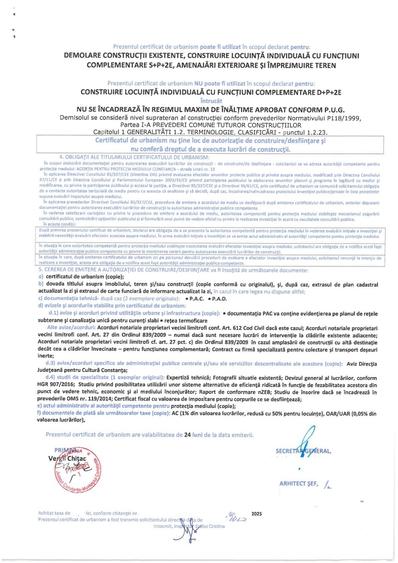 Teren Construcții intravilan de 260 mp, în Ultracentral