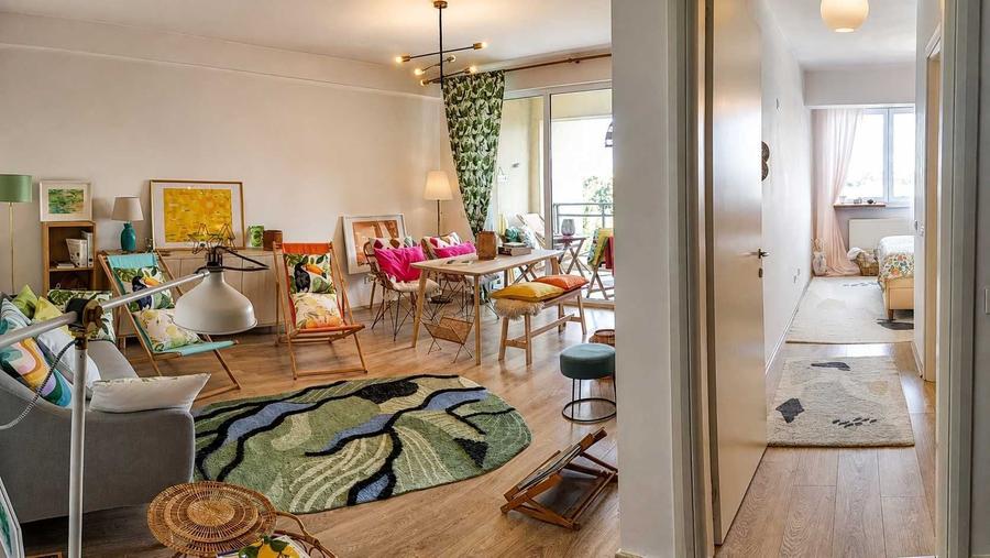 Apartament cu 2 camere decomandat în Tei
