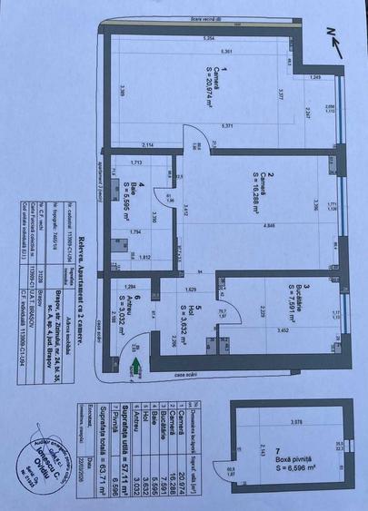 Apartament cu 2 camere decomandat în Drumul Carului