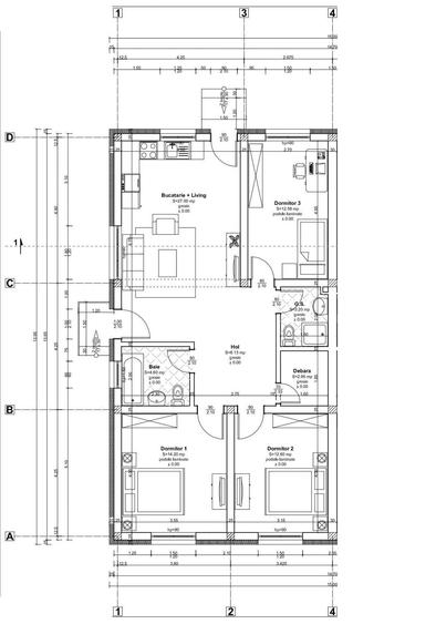 Casă cu 4 camere cu Teren 288 Mp în Torontalului