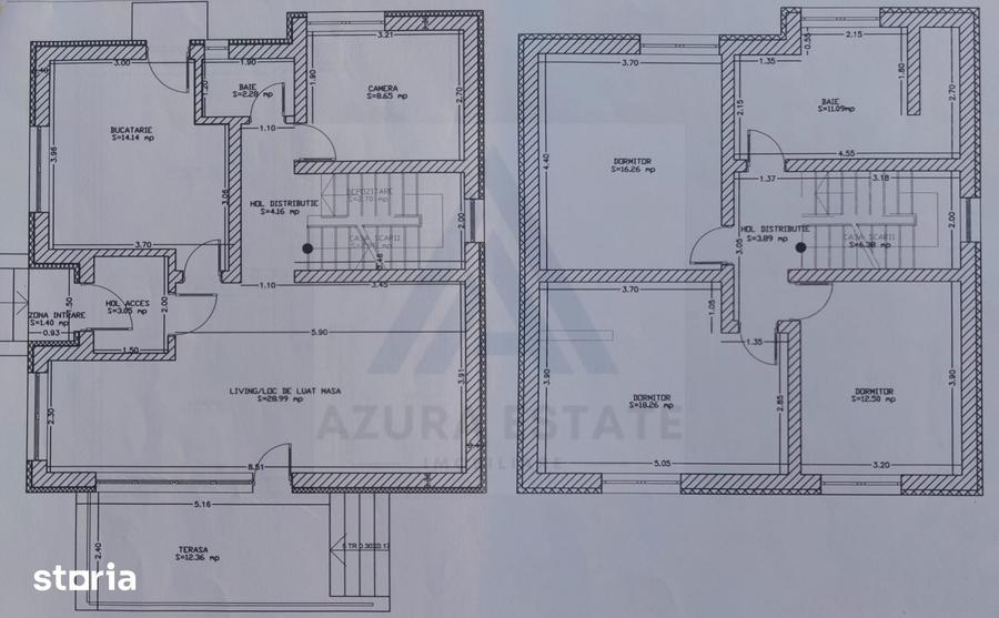 Casă cu 5 camere cu Teren 372 Mp în Daia