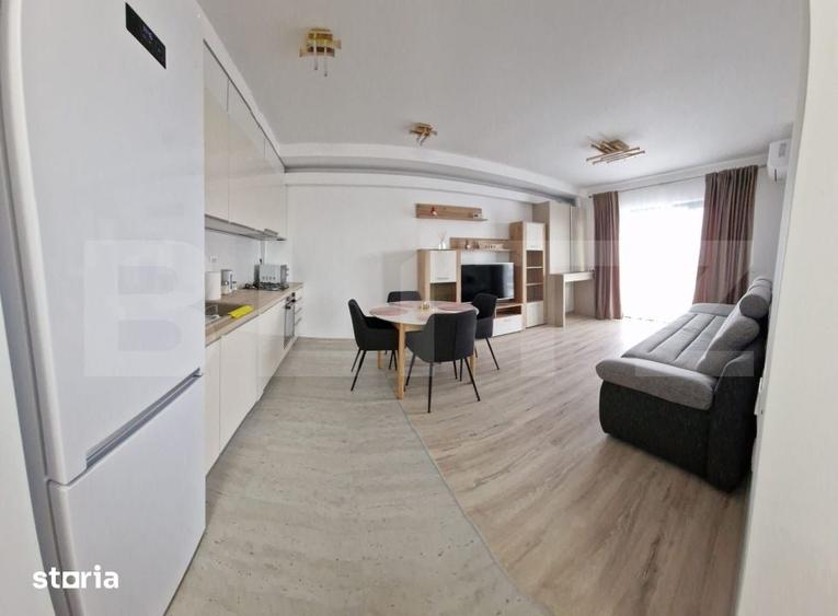 Apartament cu 2 camere semidecomandat în Central