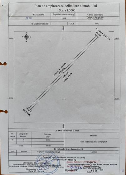 Teren agricol extravilan de 15008 mp, în Nuci