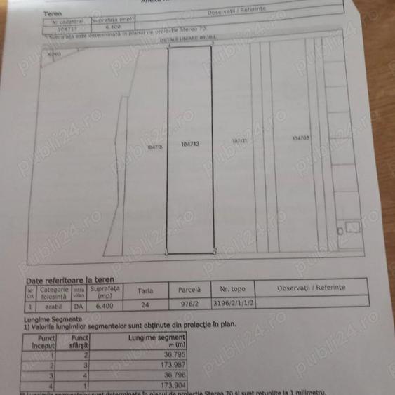 Teren intravilan cartier Meltea Fagaras pentru constructii case - 2