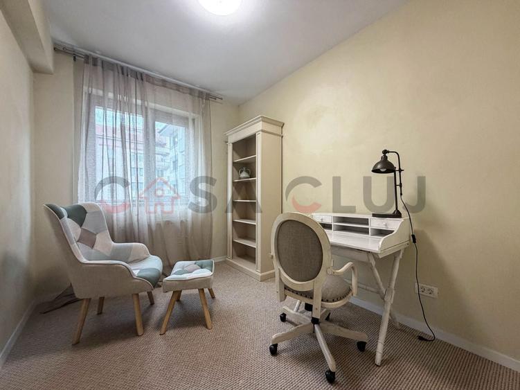 Apartament cu 3 camere semidecomandat, mobilat în Borhanci