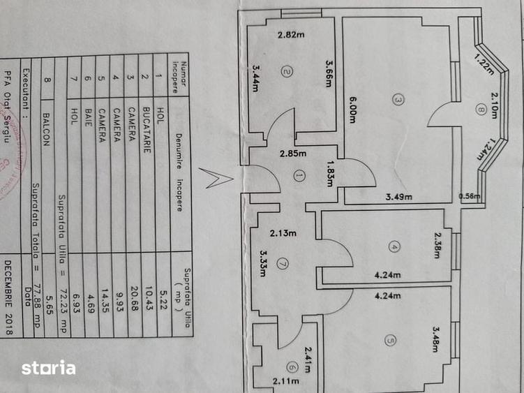 Apartament cu 3 camere în Nicolina