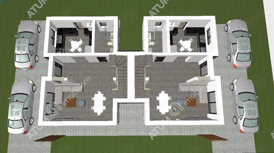 Casă cu 7 camere cu Teren 200 Mp în Central