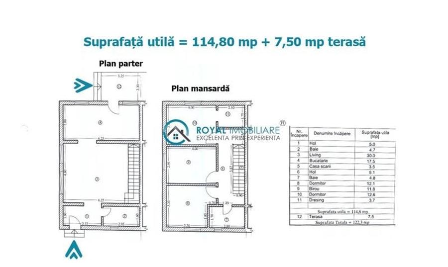 Duplex cu 4 camere cu Canalizare în Strejnicu