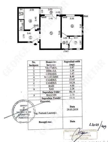 Apartament cu 2 camere în Iancului