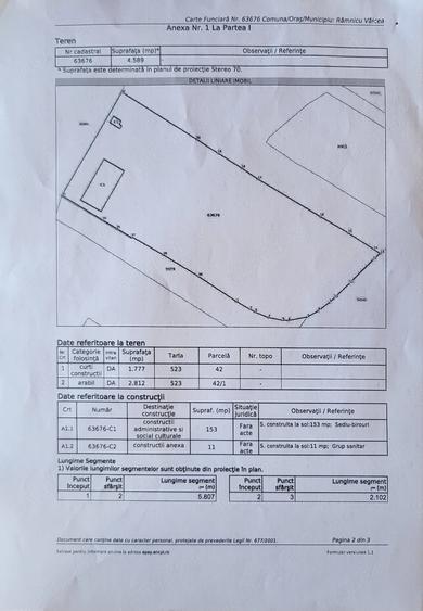 Teren de 4589 mp, în Stupărei
