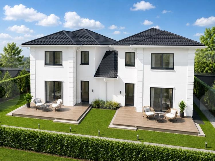 Duplex cu 5 camere cu Canalizare în Giarmata-Vii