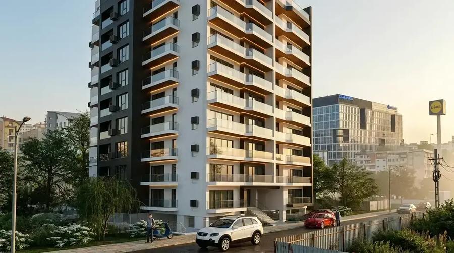 Apartament cu 3 camere semidecomandat în 13 Septembrie