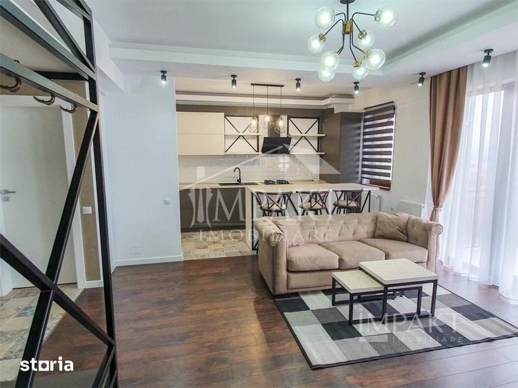 Apartament finisat Lux, complet mobilat si utilat, parcare subterana, - 7