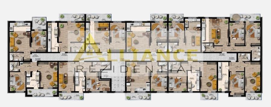 Apartament cu 2 camere decomandat în Est