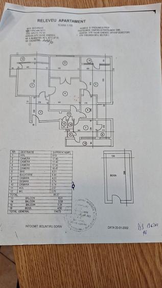 Apartament cu 4 camere decomandat în Magheru