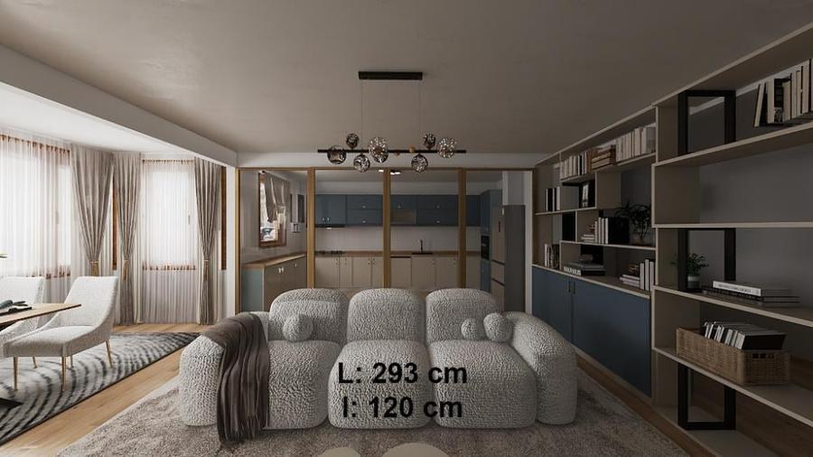Apartament cu 3 camere în Titan