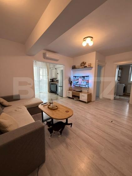 Apartament cu 2 camere semidecomandat, mobilat în Valea Lupului