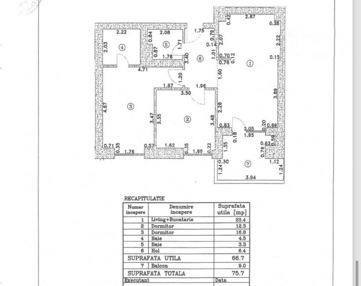 Apartament cu 3 camere decomandat, mobilat în Pipera