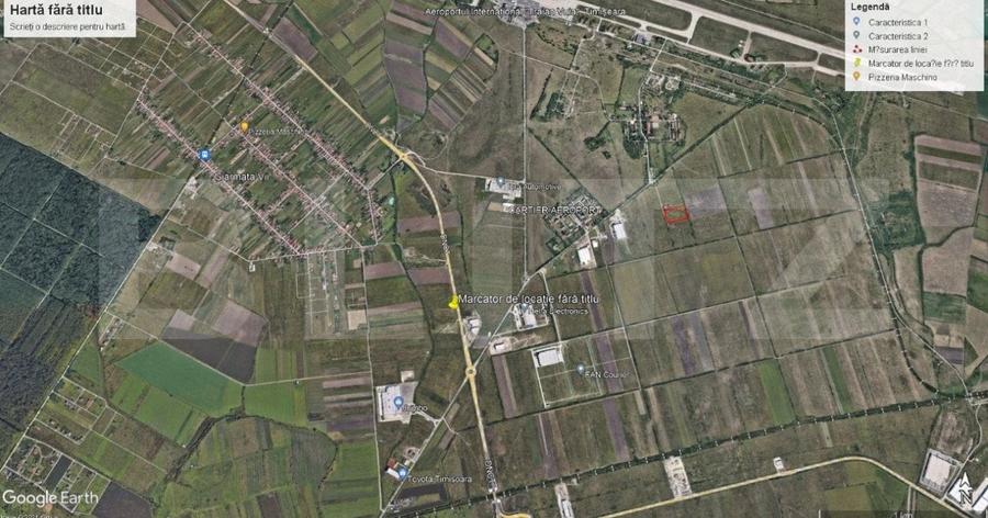 Teren Construcții extravilan de 11502 mp, în Aeroport