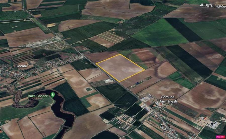 Teren Construcții intravilan de 150000 mp, în Crevedia