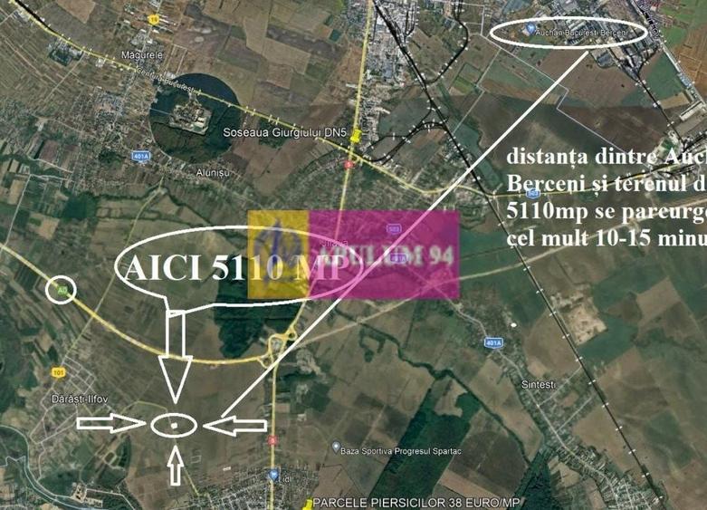 Teren Construcții intravilan de 5110 mp, în 1 Decembrie