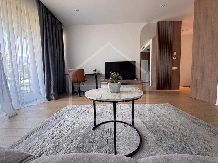 Apartament cu 2 camere decomandat, mobilat în Barbu Văcărescu