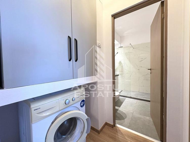 Apartament cu 2 camere semidecomandat, mobilat în Elisabetin